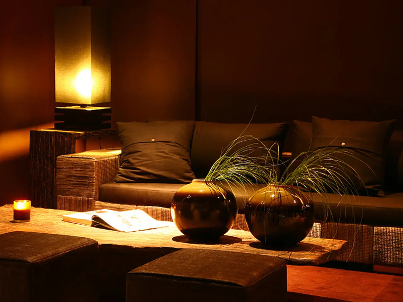 A Quaint Swedish Abode, adorned with Wooden Beams and Inviting Fireplaces