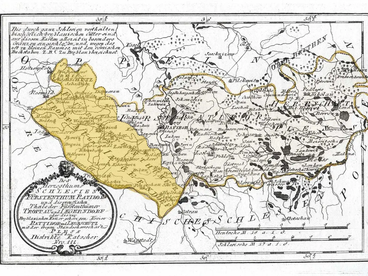 The image shows an old map of the kingdom of Saxony, Germany, with a black and white background....