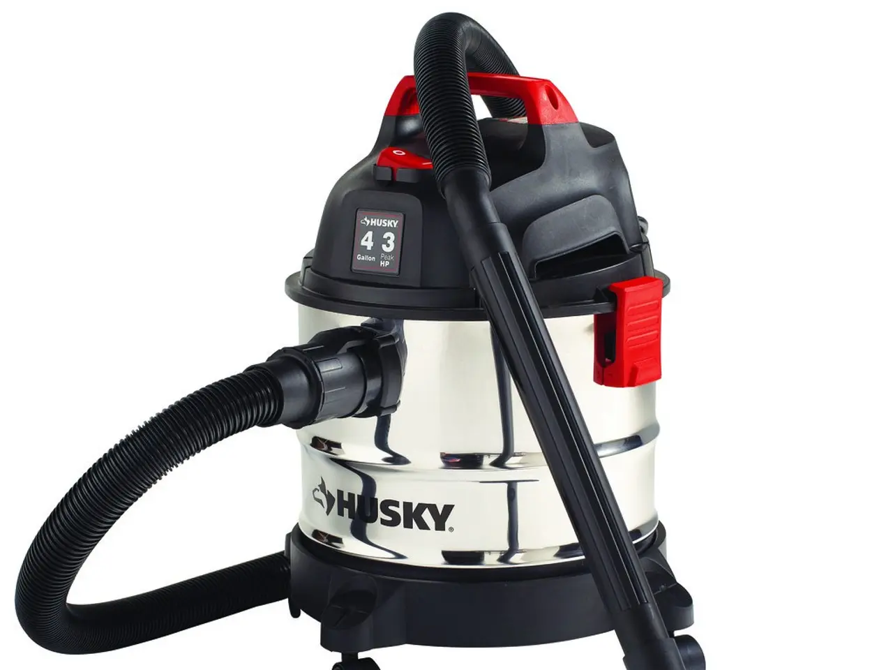 In this image we can see a vacuum cleaner.