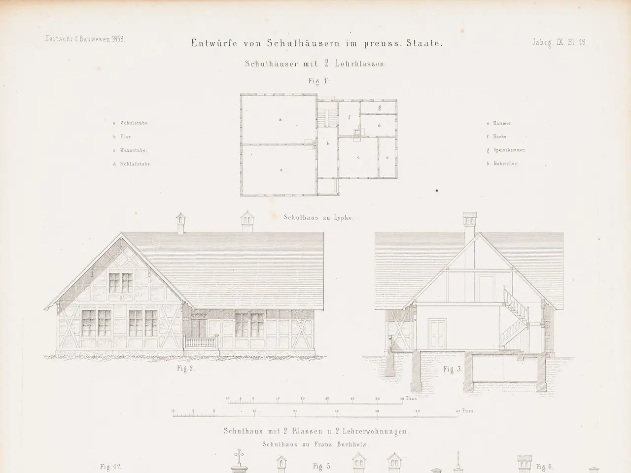 The image shows a book with a drawing of a house on it. The house is composed of several sections,...