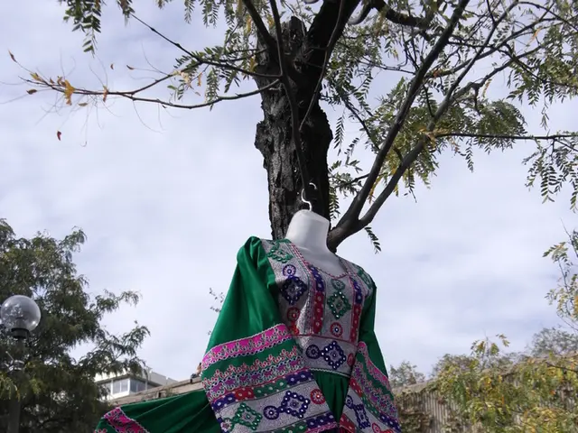 Used clothing swap station within an eco-friendly store