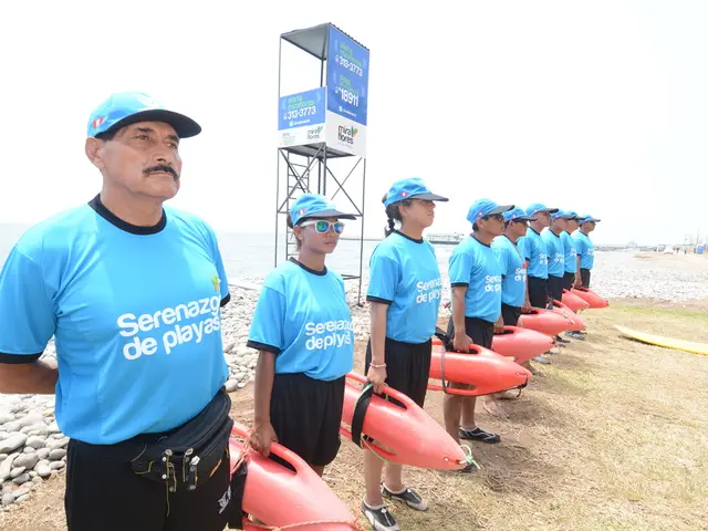 Exuberant Seashore Celebration at Lowestoft Beach