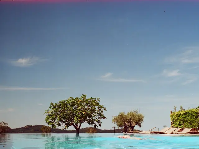 Heavy rain hinders outdoor recreation at swimming pools, extending the end of the summer bathing...