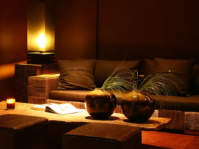 A Quaint Swedish Abode, adorned with Wooden Beams and Inviting Fireplaces