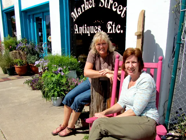 Pink loungers resembling those once seen on John F. Kennedy and Jackie O's lawn in the 1960s are in...