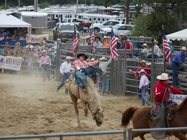 In this image, I can see two people riding the horses. This looks like a competitive event named as...