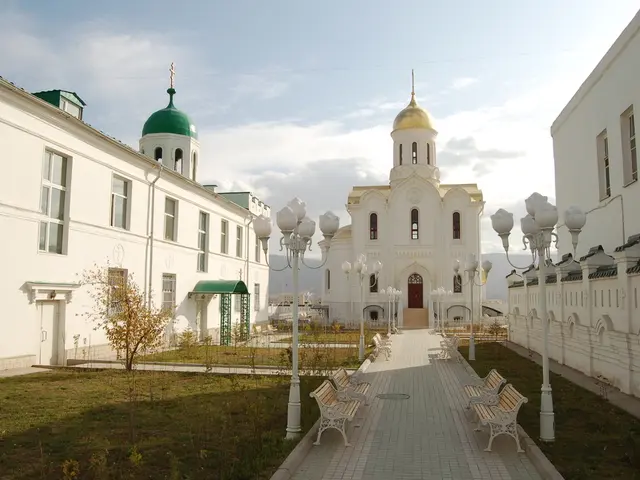 In the image we can see there are buildings and these are the windows of the buildings. This is a...