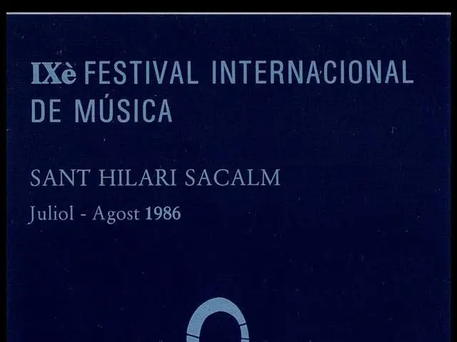 The image shows a poster for the Ixé Festival Internacional de Música, featuring a logo and text....