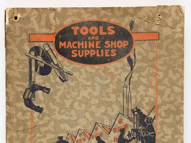 The image shows a book with the title "Bevan & Edwards Tools and Machine Shop Supplies" on the...