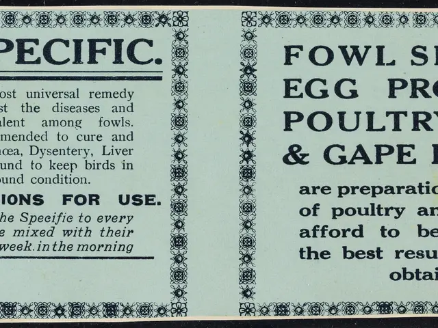 The image shows a poster with text written on it against a black background. The text reads "Fowl...