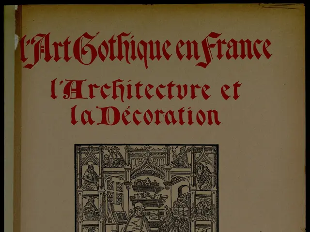 The image shows a book with text and a picture on the cover page against a black background. The...