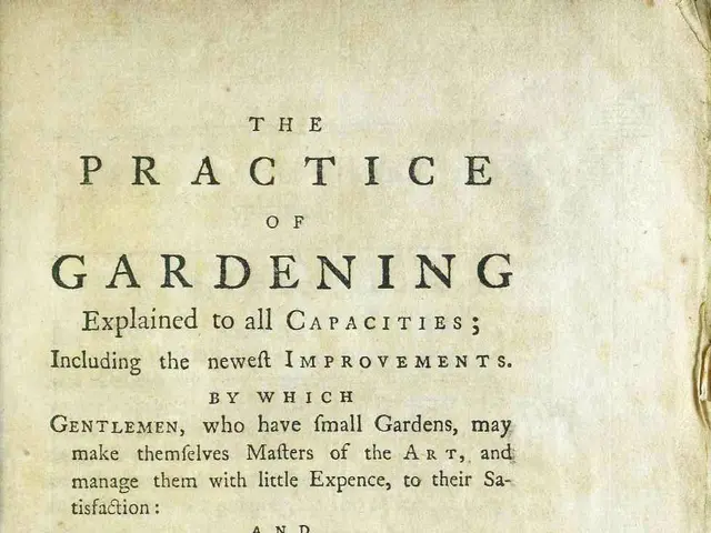 The image shows an old book with the title "The Practice of Gardening Explained to All Capacities"...