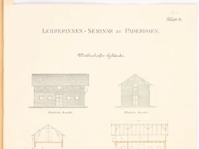 The image shows an open book with a drawing of a house on it, placed on a surface. The book...