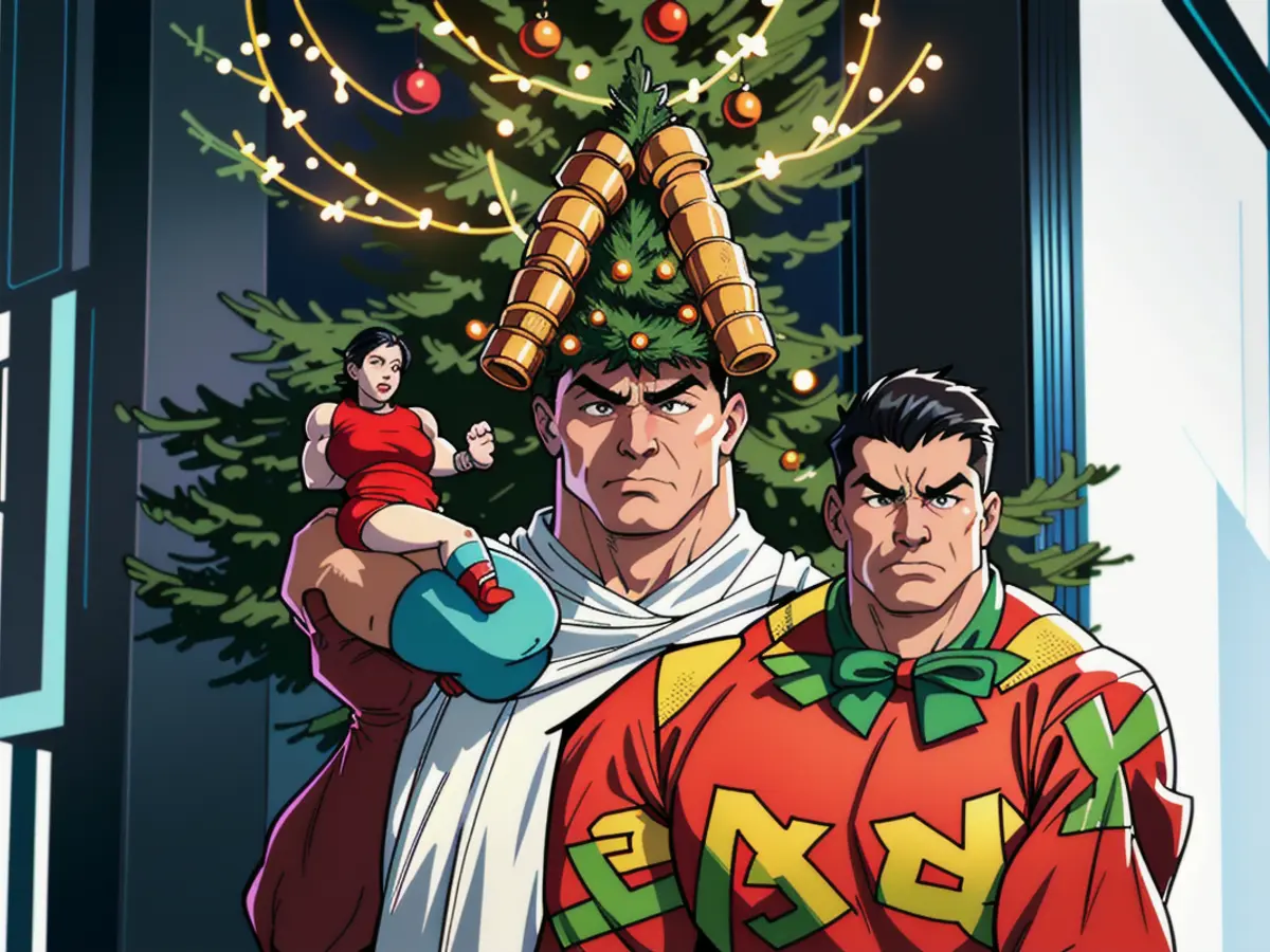 On Yuletide Evening, Stringing Up Illuminations Serves as the Most Convenient Method for...