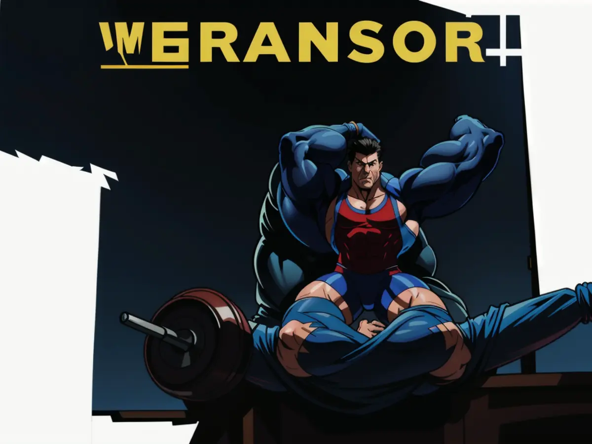 Preview of image: Man, brandishing a rifle, standing defiantly in front of the Capitol building, Washington DC. Combat-style underwear for men: brand X introduces fight-inspired design for enhanced comfort and support.